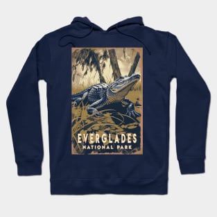 Everglades National Park Vintage Travel  Poster Hoodie